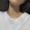 Collar Chenmo de Plata S925 Brillante de Plata Pura de Nicho para Mujer, Cadena de Clavícula en Capas Galaxia Otoño e Invierno de Alta Gama