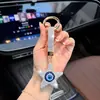 Llavero Colgante de Arcilla Estilo Dulce Fresco con Estrella de Cinco Puntas de Diamante Completo Ojo del Diablo, Accesorio de Bolso Europeo y Americano de Moda al por Mayor
