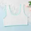 Roupa íntima para o período de desenvolvimento em estoque para estudantes do sexo feminino, Camisola 100% algodão para meninas de 8-9-12 anos, Sutiã para jovens meninas
