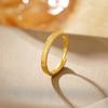 Bajo el árbol de banyan anillo de pareja de plata de ley 925 micro-lámina corazón textura irregular diseño de nicho carta de amor a anillo nuevo