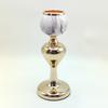 Suporte de Vela para Taça de Vinho Europeia Suporte de Vela de Ferro Galvanizado Dourado Simples Romântico Mesa de Jantar Jantar à Luz de Velas Decoração de Casamento
