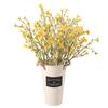 Flor artificial australiana wintersweet única flor de ameixa sala de estar mesa de jantar casa casamento decoração macia decoração floral pequeno wintersweet