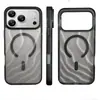 Ondas de Água Aplicáveis à Capa do Telefone Apple 17Promax Atração Magnética iPhone16Promax/15Pro Feminina Coreana