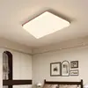 Luminaria Rectangular Moderna Simple Atmosférica para Hall, Luz Principal, Espectro Completo Protección Ocular, Lámpara de Techo para Sala de Estar, Lámpara Creativa para Dormitorio Principal