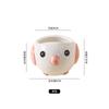Caja de Comida para Loro, Tarro de Comida de Cerámica, Plato de Comida, Taza para Pájaros, Plato de Comida Antiderrames y Antisalpicaduras, Para que las Mascotas Pequeñas Aprendan a Comer, Antivuelco