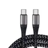 Cable de Datos Trenzado de Nylon Transfronterizo Adecuado para Teléfono Móvil Apple Android 6A Carga Súper Rápida Cable de Carga Rápida Tipo-C USB