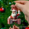Decoraciones para árbol de Navidad transfronterizas colgantes acrílicos para interior de coche decoraciones de Navidad