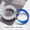 Molde de Silicone para Pulseira de Resina Cristal DIY Anel Molde de Silicone Espelho Altamente Transparente Material para Joias de Flor Seca