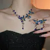 Collar Retro Vintage de Estilo Cortesano, Cadena Única y Elegante para la Clavícula, Joyería de Moda de Gama Alta al por Mayor para Mujeres