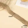 Directamente del Fabricante, Encaje de Material de Cáñamo Hecho a Mano para Manualidades DIY, Artesanías Decorativas Vintage, Cuerda de Cáñamo Decorativa, Accesorios de Lazos