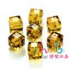 Em estoque atacado contas de vidro cristal contas 10mm quadradas contas cortadas cristal material para joias diy acessórios