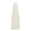 Vestido Sexy de Menina Bonita com Costas Nuas Verão Novo Estilo Cobrindo a Cintura Justo nos Quadris Vestido Camisola Evasê Saia Longa