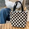 Bolsa de tela de pana retro de 0571 pulgadas, ideal para estudiantes de literatura, lonchera para mamás, lonchera de mano para mujeres.