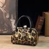 Bolso de Clip de Cuero Brillante para Mujer, Nuevo Modelo 2026 Versátil Estilo Coreano Simple Ligero Bolso de Mano Bolso Cruzado al Hombro