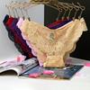 Braguitas de Encaje Completo de Cintura Baja Sexy Lindo Moño Sin Marcas Ropa Interior para Dama Estilo Puro Deseo Ropa Interior de Algodón a la Moda