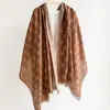 Xale jacquard para mulheres, lenço de viagem versátil, lenço longo multifuncional com proteção solar e para ambientes com ar condicionado, novo lenço de seda de comércio exterior transfronteiriço