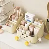 Caja de Almacenamiento de Escritorio para Cosméticos, Organizador de Productos para el Cuidado de la Piel, Lápiz Labial, Artículos Varios Multifuncional, Estante Organizador con Compartimentos