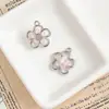 Aleación Gota de Aceite Flor Fresca Hoja de Ginkgo Ins Pequeña Fragancia Collar Pendientes Pulsera Colgante de Joyería DIY