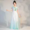 Traje de Performance Guzheng de Alta Qualidade para Meninas, Novo Estilo Chinês Degradê 2026 Coro de Performance de Música Folclórica Exame de Arte Vestido de Noite