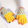 Luvas de Inverno Femininas Touch Screen Toque de Caxemira Cor Doce Estudante Ciclismo Esportes ao Ar Livre Quentes Luvas à Prova de Frio Presente