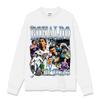 Sudadera con capucha y cuello redondo de algodón grueso con estampado vintage C Luo de fútbol transfronterizo estadounidense