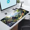 Mouse Pad Exclusivo Transfronteiriço para a Floresta Periférica, Grande, de Alta Qualidade, Espessado e Resistente a Manchas com Bordas Densas