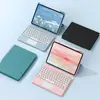 Novo Modelo Adequado para Capa de Teclado Bluetooth Magnético Touch para iPad Air 5 Teclado de Teclas Redondas Retro 10ª Geração Capa Protetora 12.9
