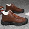 Zapatos Populares para Hombre Transfronterizos Talla Grande Zapatos de Algodón de Invierno con Punteras, Terciopelo y Engrosamiento, Cómodos y Versátiles, Antideslizantes y Resistentes al Desgaste Calzado Formal de Negocios