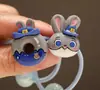 Gomas para el Cabello de Dibujos Animados Lindas que Brillan en la Oscuridad para Niñas de 3 a 6 Años, Bandas Elásticas Hilo de Alta Elasticidad Venta al por Mayor