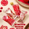 Bolsa de embalaje original para pastel de toffee y nuez, Navidad Año Nuevo, embalaje para dulces, bolsa para máquina de turrón, paquete de 100