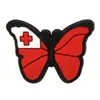 Nuevos accesorios para zapatos con agujeros de cocodrilo Flor de zapato DIY Accesorios para cordones de zapato Hebilla de zapato creativa de dibujos animados Venta al por mayor Transfronterizo Amazon