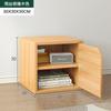 Gabinete de celosía de combinación libre, gabinete para guardar libros, estantería simple, estantería de escalera, gabinete de vidrio, pequeña estantería cuadrada