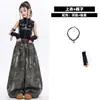 Ropa de hip-hop para niñas de jazz, atuendos de baile modernos y geniales para espectáculos infantiles, disfraces de moda para actuaciones callejeras de niñas