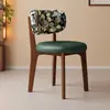 Cadeira de Jantar de Madeira Maciça Nórdica, Cadeira de Mesa de Jantar para Casa, Cadeira Minimalista de Luxo Leve Vintage para Sala de Estar, Sala de Jantar, Hotel, Cadeira de Lazer, Banco de Maquiagem