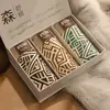 Tres Paquetes de Ropa Interior Masculina Estilo Étnico, Modernos, Cómodos, Transpirables, a la Moda, Boxer con Tótem Maya Retro para Todas las Estaciones