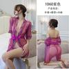 Roupa Íntima Sexy Noite Longa Robe Sexy Renda Malha Pijama Roupa Tentação Transparente Roupa Sexy Transparente 1060