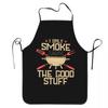 E-commerce transfronterizo caliente barbacoa divertida estampado impermeable simple cuello colgante alto valor de color delantal estampado de letras