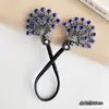 Herramienta Retro de Peinado de Pavo Real para Fijación de Moños en la Parte Posterior de la Cabeza, Pinza Retorcida para el Cabello sin Daños