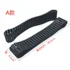 Escavadeira de Controle Remoto Peças de Esteira Coleção Pneus Espessados Neve Veículo Off-Road Rodas de Borracha Pele Montagem DIY