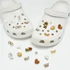 Accesorios Florales Perforados 3D Estilo Océano Iridiscente para Zapatos Desmontables Lindos Decoración de Estrella de Mar, Concha, Delfín Hebilla de Zapato Mayoreo