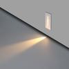 Lámpara de pie de luz de haz de celebridad de internet LED rectangular redonda pasillo esquina zócalo empotrada escalón de escalera Lámpara con sensor