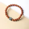 Hainan Gaomi Xingyue Bodhi Chen Zi Multi-Círculo Tíbet Material Antiguo Cuentas de Buda Cuentas Pulsera Collar de Ágata Nanhong Wen Play