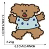 Dibujo Animado Autoadhesivo Mini Lindo Perrito DIY Accesorios de Ropa Decoración Funda de Teléfono Taza de Agua Parche Parche de Tela Bordado