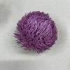 Flor artificial cabeza de flor de clavel verde tacto de pegamento suave cabeza de flor de bola de lana cabeza de flor de crisantemo ping pong de plástico cabeza de flor artificial de sentido avanzado