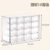Caixa de Material DIY Artesanal Caixa de Armazenamento de Contas Caixa de Joias para Mesa de Escritório Compartimento de Gaveta Transparente Contas de Cristal Transparentes