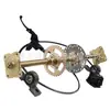 Accesorios ATV de cuatro ruedas Kardin eje trasero grueso modificado 61-74cm conjunto de freno de disco brida de cuatro agujeros del eje trasero
