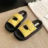 Pantuflas de Suela Gruesa con Velcro para Mujer, Populares para Verano al Aire Libre, Estilo Nuevo, Sensación de Alta Gama, Sandalias Slip-On para Combinar con Faldas, Sandalias Birkenstock de Playa