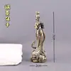 Ornatos Decorativos de Latão Estilo Antigo com Quatro Fadas, Animais de Chá para Mesa de Chá de Fada, Estátuas de Bronze, Artesanato para Mesa de Trabalho, Sala de Estar, Escritório