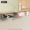 Caja de Almacenamiento Tipo Cajón para Baño, Organizador de Almacenamiento para Cosméticos de Baño, Hisopos de Algodón, Lápiz Labial, Caja Organizadora Transparente