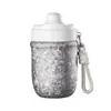 Copo de Água Temeike 400ml em Titânio Puro, Copo de Café Três em Um, Copo Térmico de Alto Valor para Exterior, Copo de Escritório, Copo com Canudo